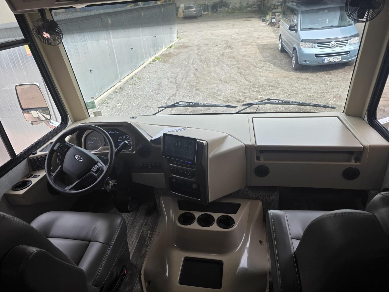 Kabina řidiče obytného vozu